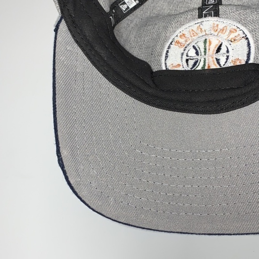Utah Jazz NBA basketball slide adjustable baseball hat. Grey & Navy blue. - Picture 6 of 9